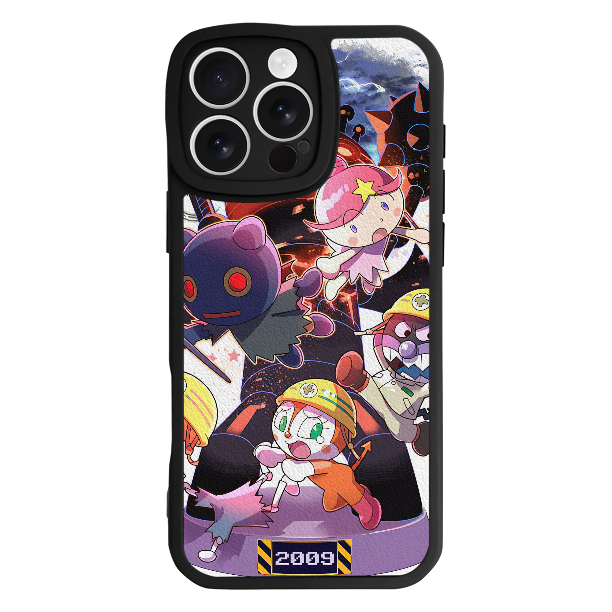 （画像用） アンパンマン Anpanman 【iPhone 16シリーズ対応】シリコンスマホケース（レザー調） 材質：シリコン